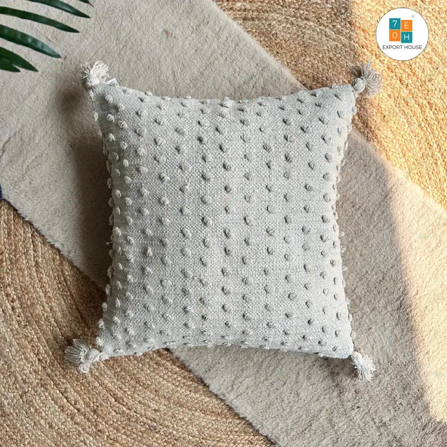 Export House Cotton Boho Cushion Cover -  Size:50cm X 50cm (20" X 20")