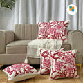 Export House Cotton Embroidered Cushion Cover -  Size:40cm X 40cm (16" X 16")