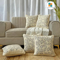 Export House Cotton Embroidered Cushion Cover -  Size:40cm X 40cm (16" X 16")