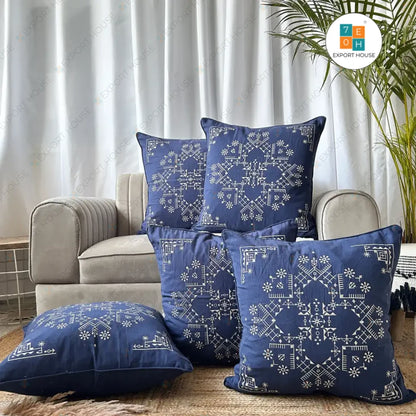 Blue bliss - Premium Cushion Cover