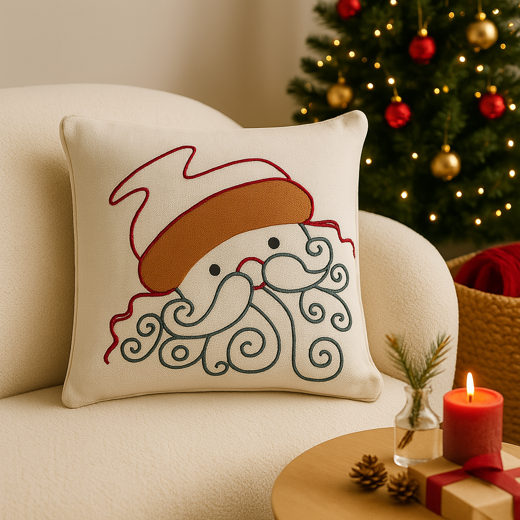 Embroidered Cushion Cover