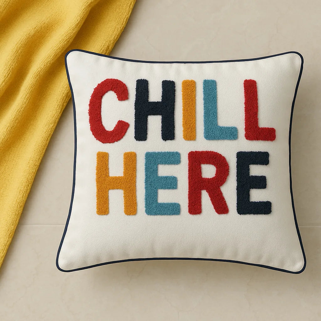 Chill here spot -  Premium Cushion Cover