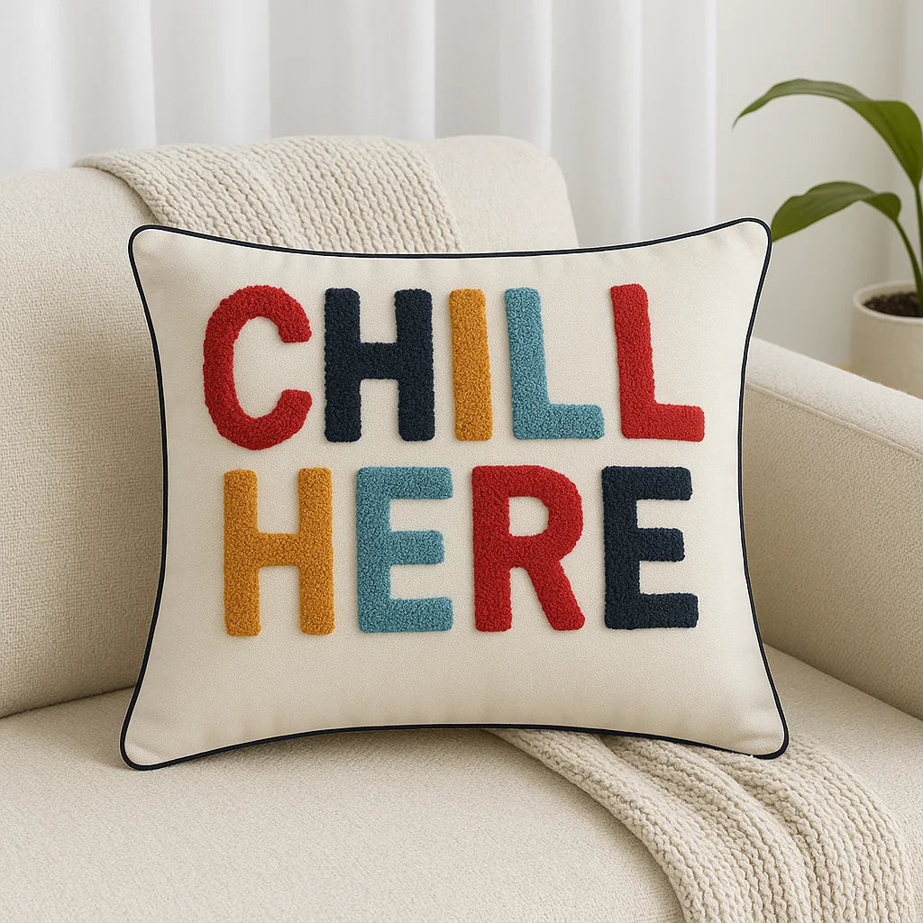 Chill here spot -  Premium Cushion Cover