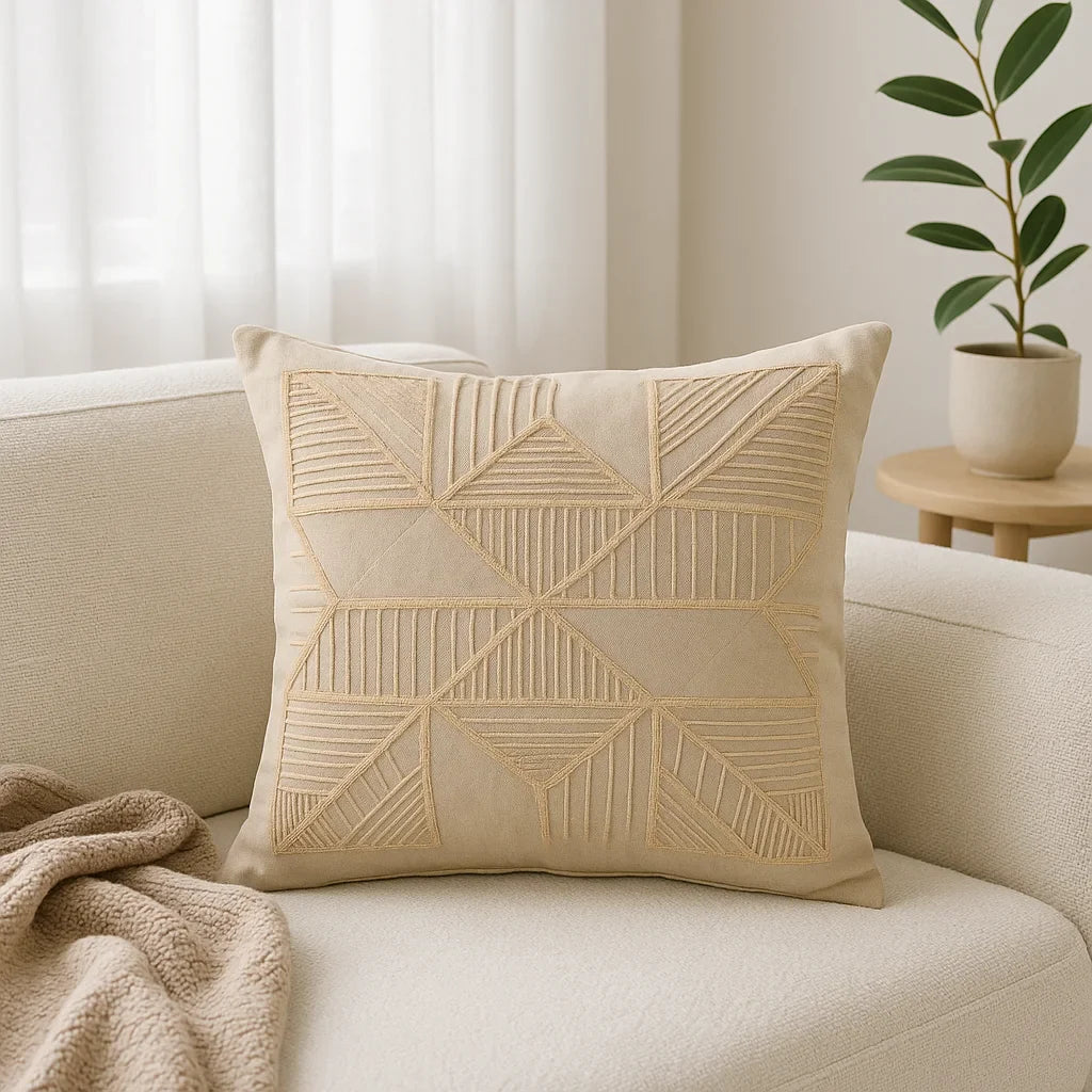 Twig & Twine embroidered cushions