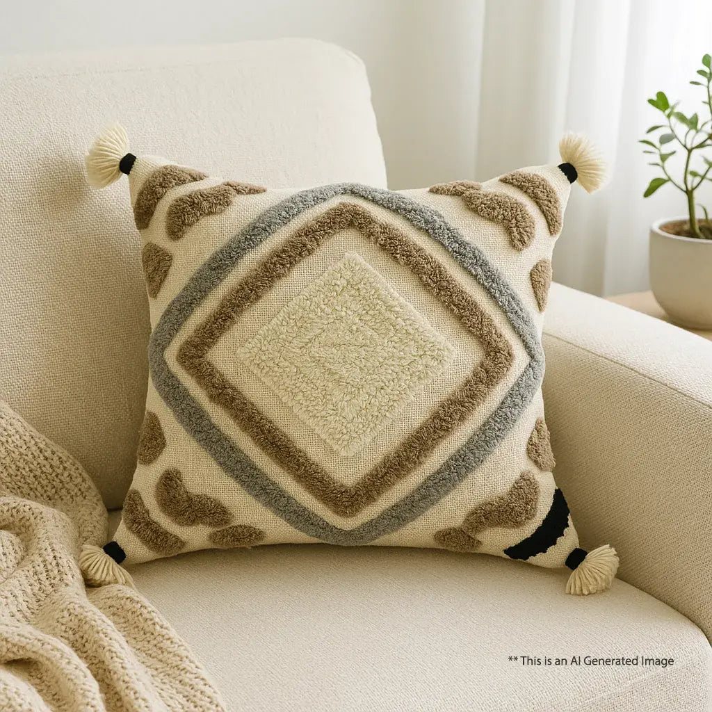 Square elegence - Premium Cushion Cover