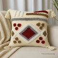 Abstract Drift - Tufted Premium Cushion Cover