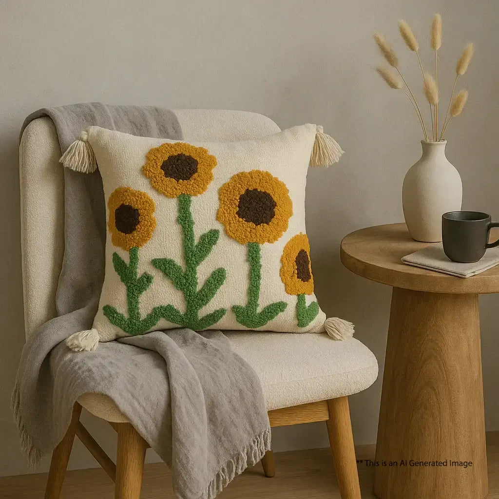 Sunflower Cushion Cover