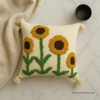 Sunflower Cushion Cover
