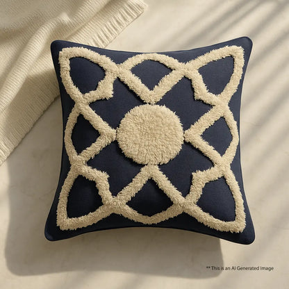 Midnight sky - Tufted Premium Cushion Cover