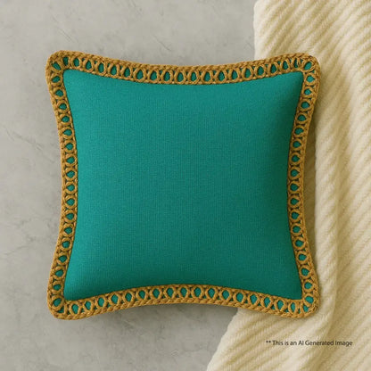 Tropical Turquoise - Premium Cushion Cover