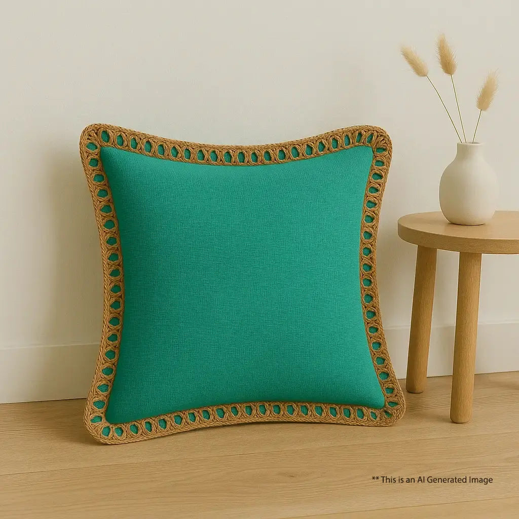 Tropical Turquoise - Premium Cushion Cover