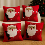 Christmas Themed Tufted Cushion Cover, Size:40cm X 40cm (16" X 16")