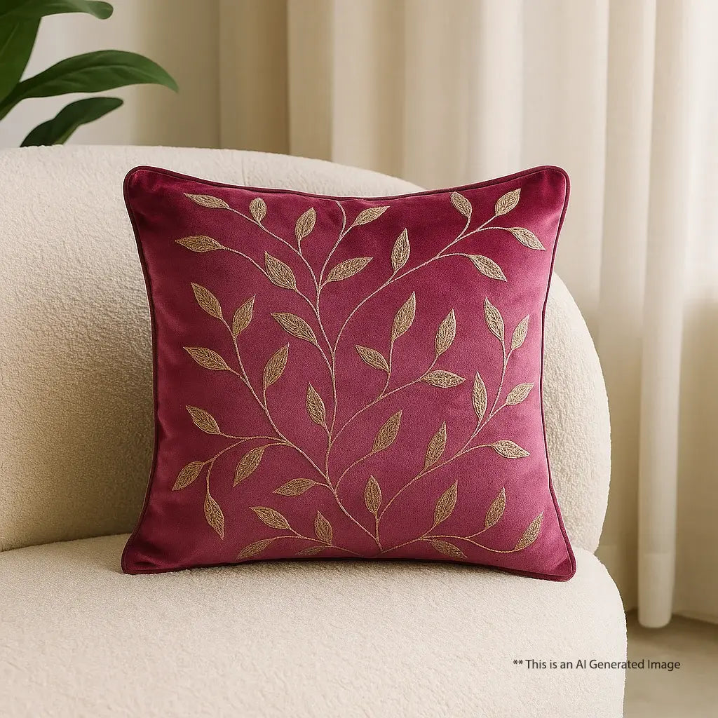 Embroidered Cushion cover