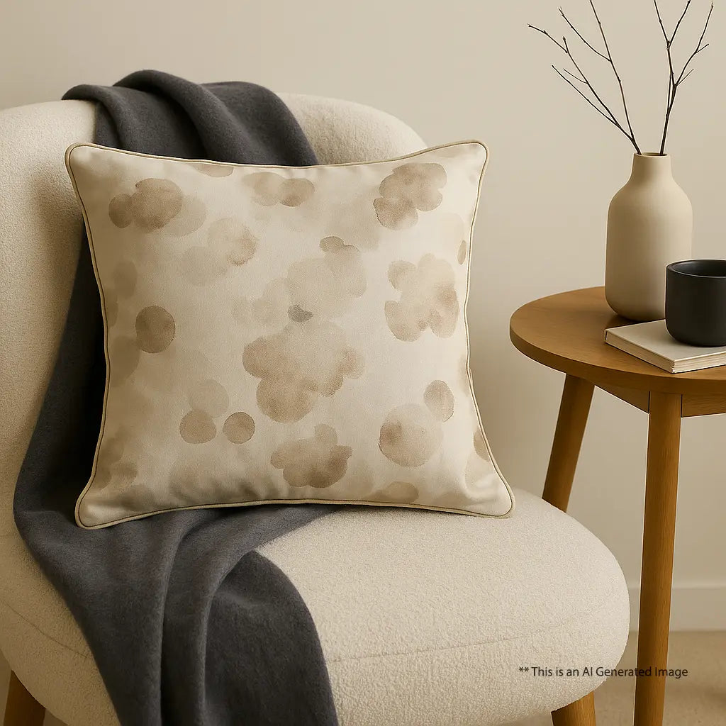 Cotton Printed Printed Cushion Cover, Size:40cm X 40cm (16" X 16")