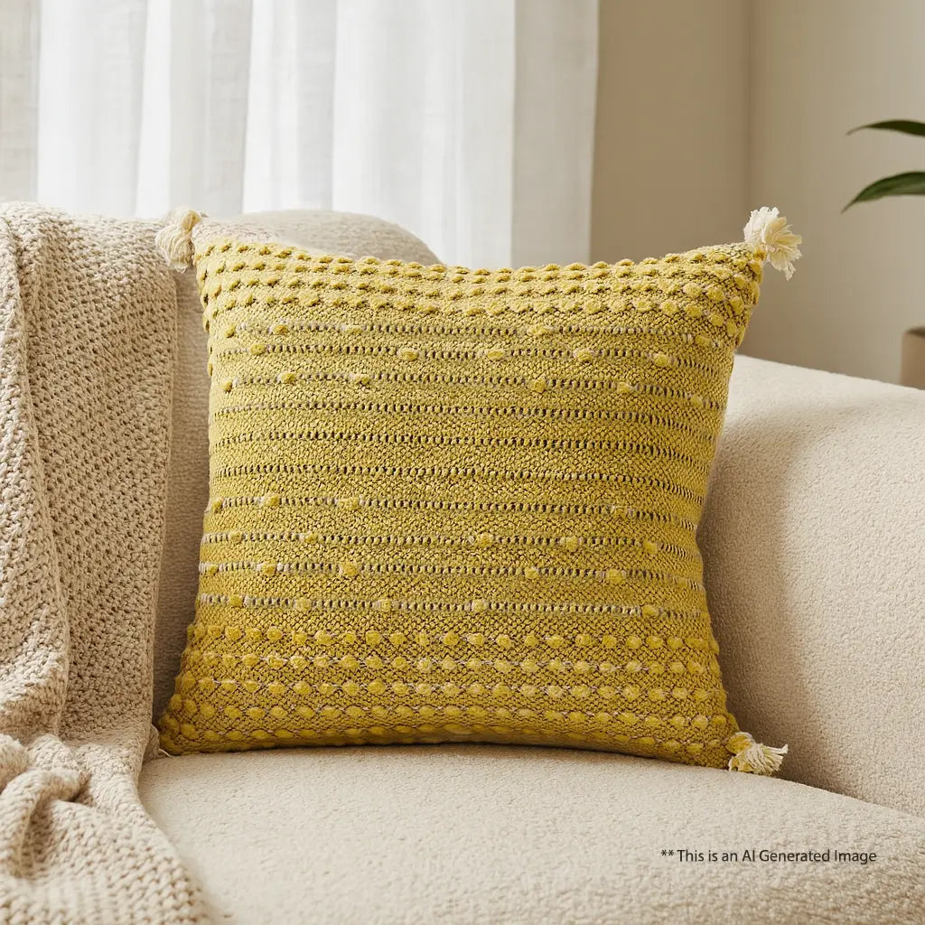 Boho Cushion Cover, 50cm X 50cm (20" X 20")