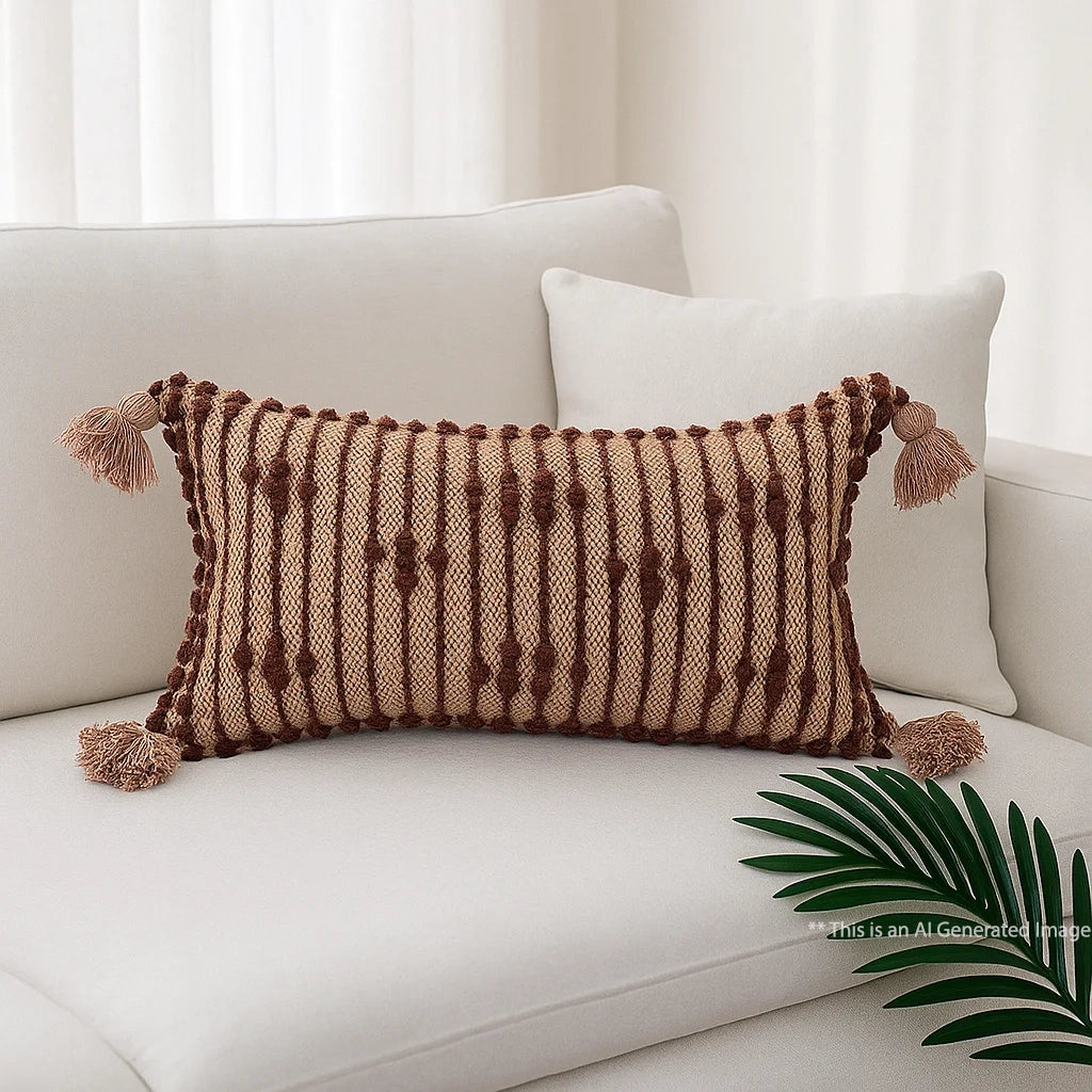Boho Cushion Cover, 30cm X 50cm (12" X 20")