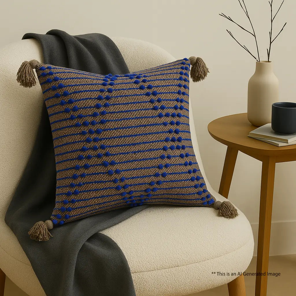 Boho Cushion Cover, 60cm X 60cm (24" X 24")