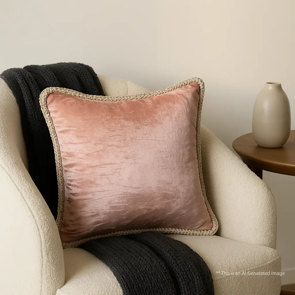 Plain Cushion Cover, 40cm X 40cm (16" X 16")