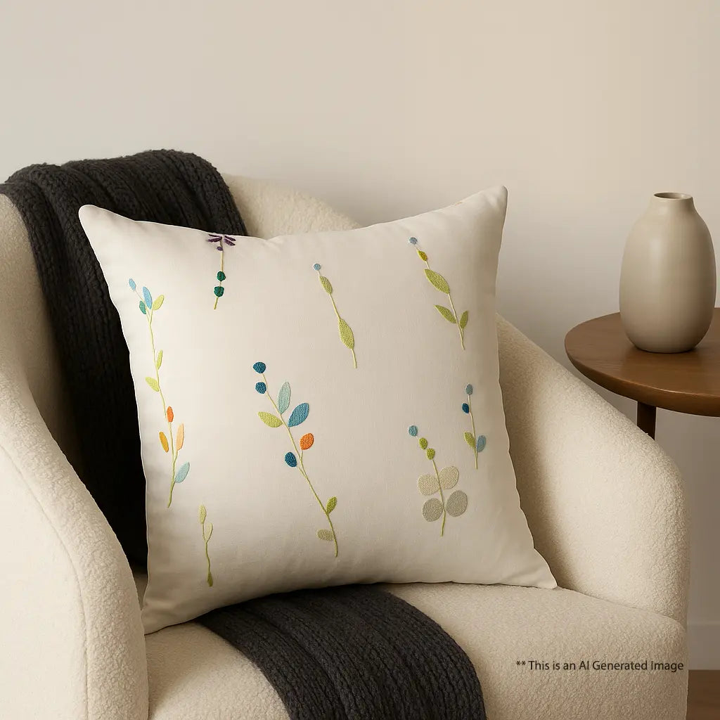 Printed Cushion Cover, 40cm X 40cm (16" X 16")