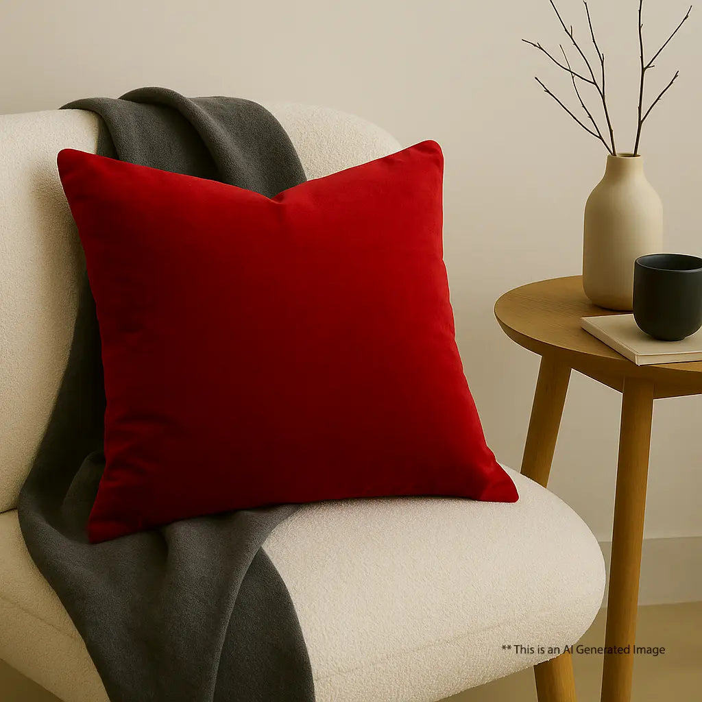 Plain Cushion Cover, 40cm X 40cm (16" X 16")