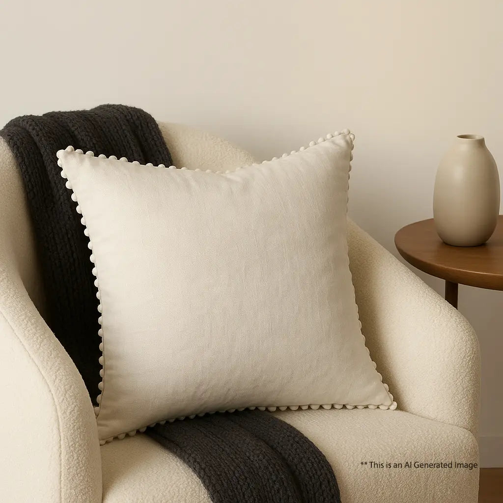 Plain Cushion Cover, 50cm X 50cm (20" X 20")