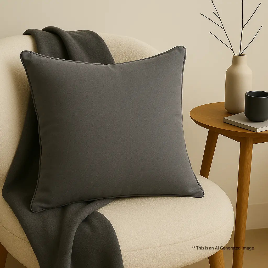 Plain Cushion Cover, 60cm X 60cm (24" X 24")