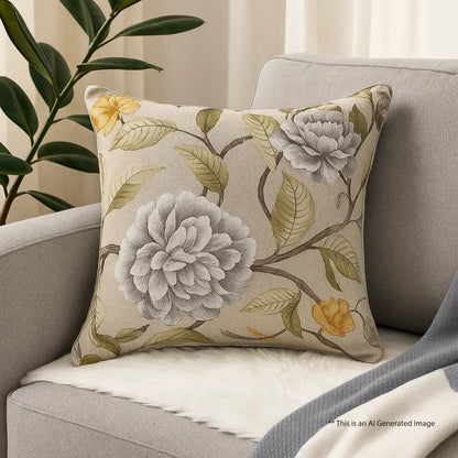 Cotton Printed Cushion Cover, 40cm X 40cm (16" X 16")
