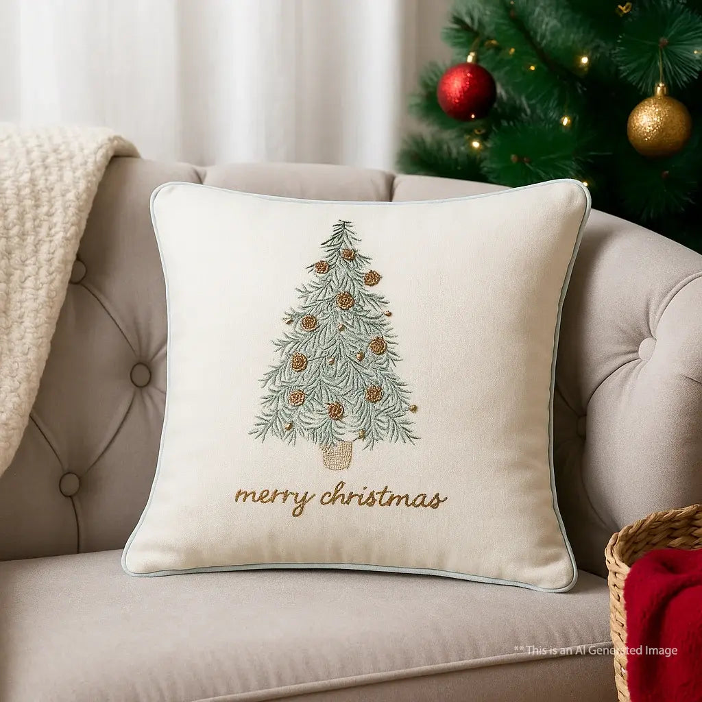 Cotton Printed Cushion Cover, 50cm X 50cm (20" X 20")