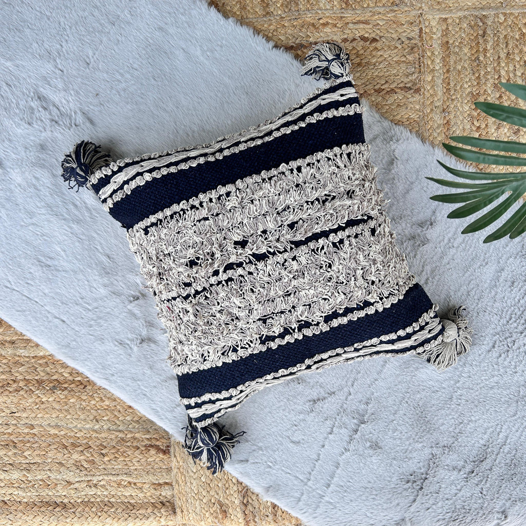 Cotton Tufted Cushion Cover, 40cm X 40cm (16" X 16")