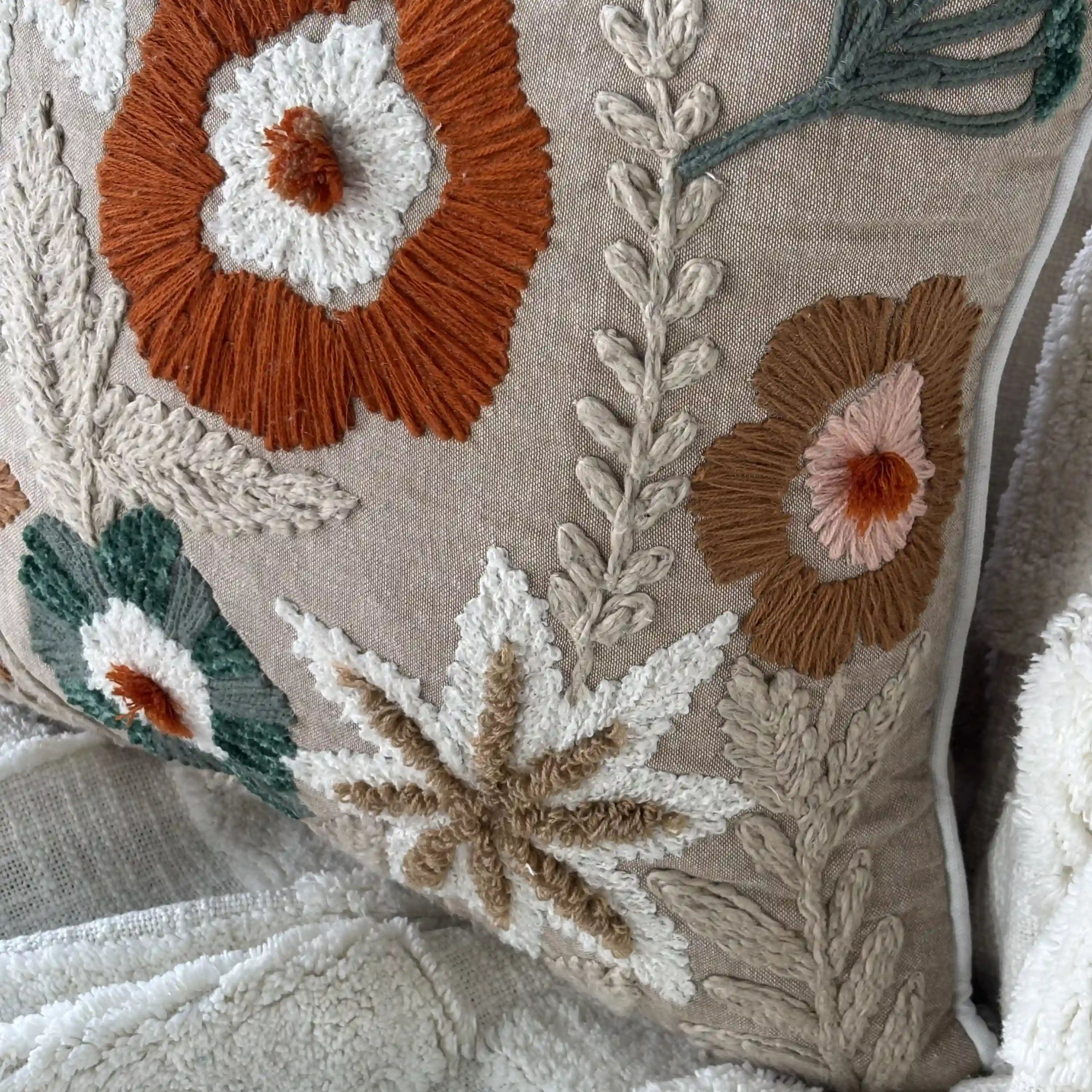 Auraloom Floral Cushion Cover