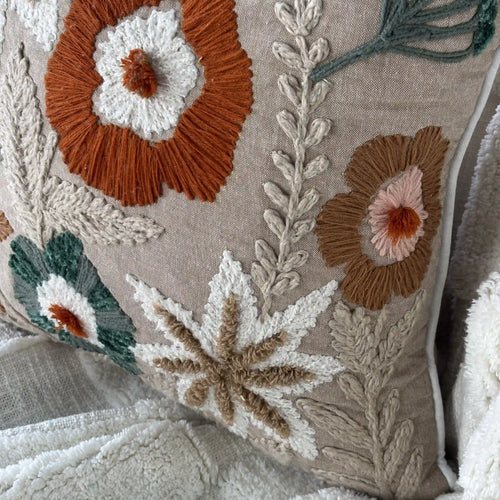 Auraloom Floral Cushion Cover