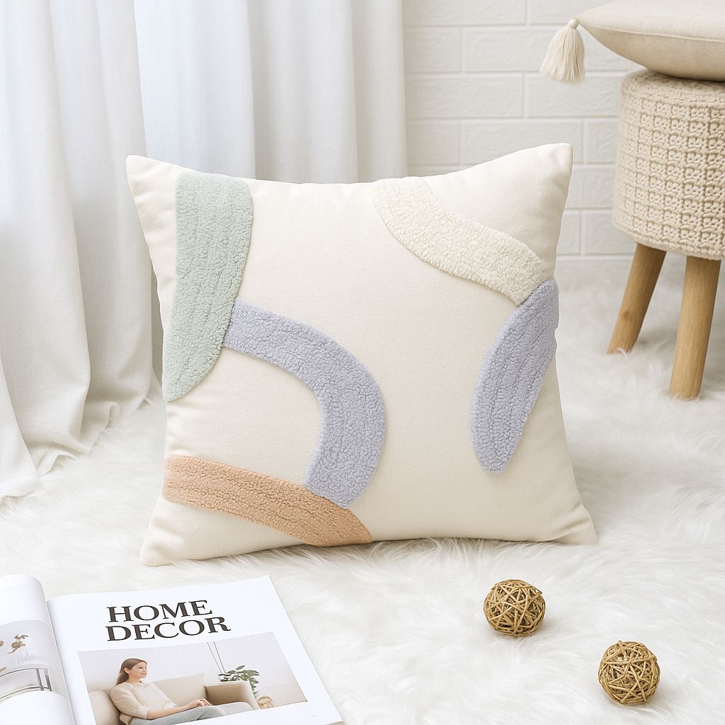 Boho Cushion Cover, 50cm X 50cm (20" X 20")