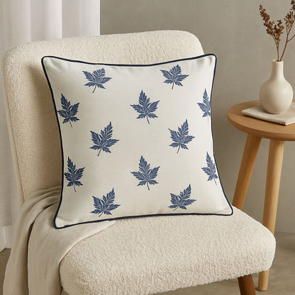 Cotton Embroidered Cushion Cover, 40cm X 40cm (16" X 16")