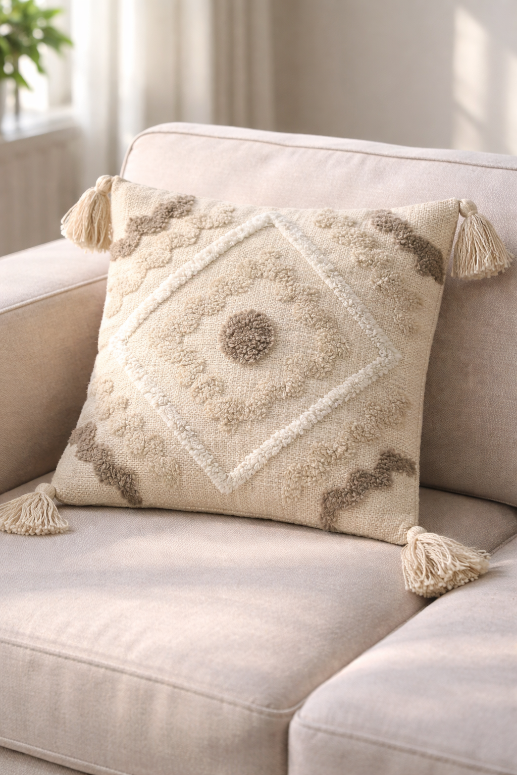 Diagonal dream square- Premium Cushion Cover