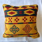Slub-Cotton Printed Cushion Cover, 40cm X 40cm (16" X 16")