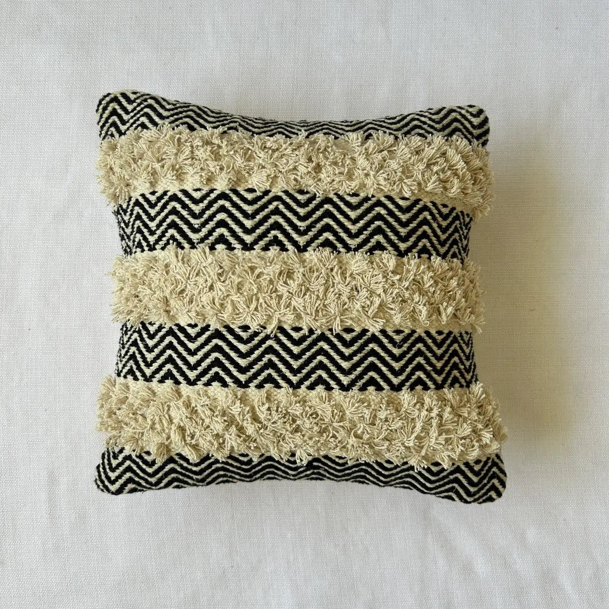 16x16 Inch Cotton Boho Cushion Cover: Elevate Your Modern Living Space | Export House