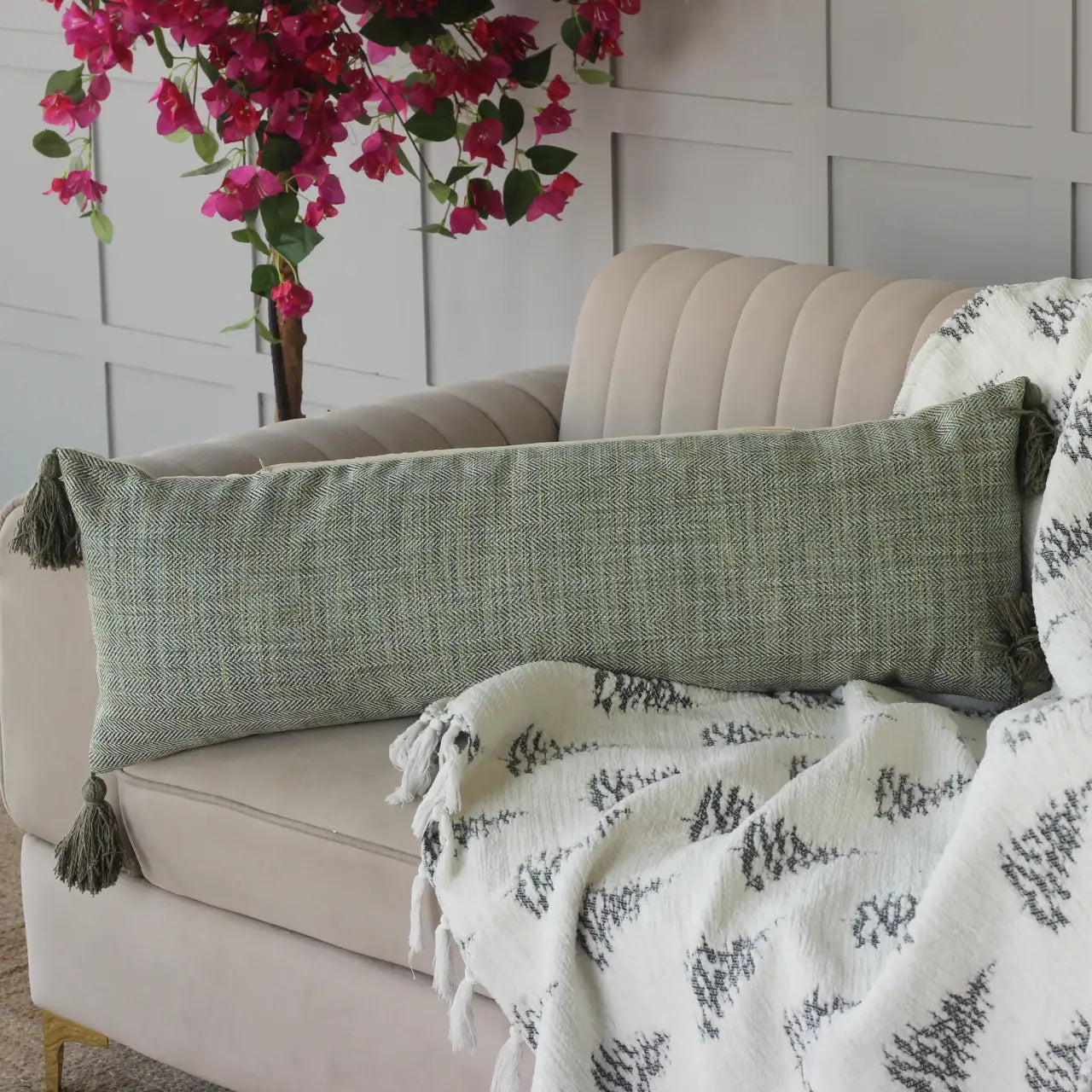 Jacquard Lumbar Cover