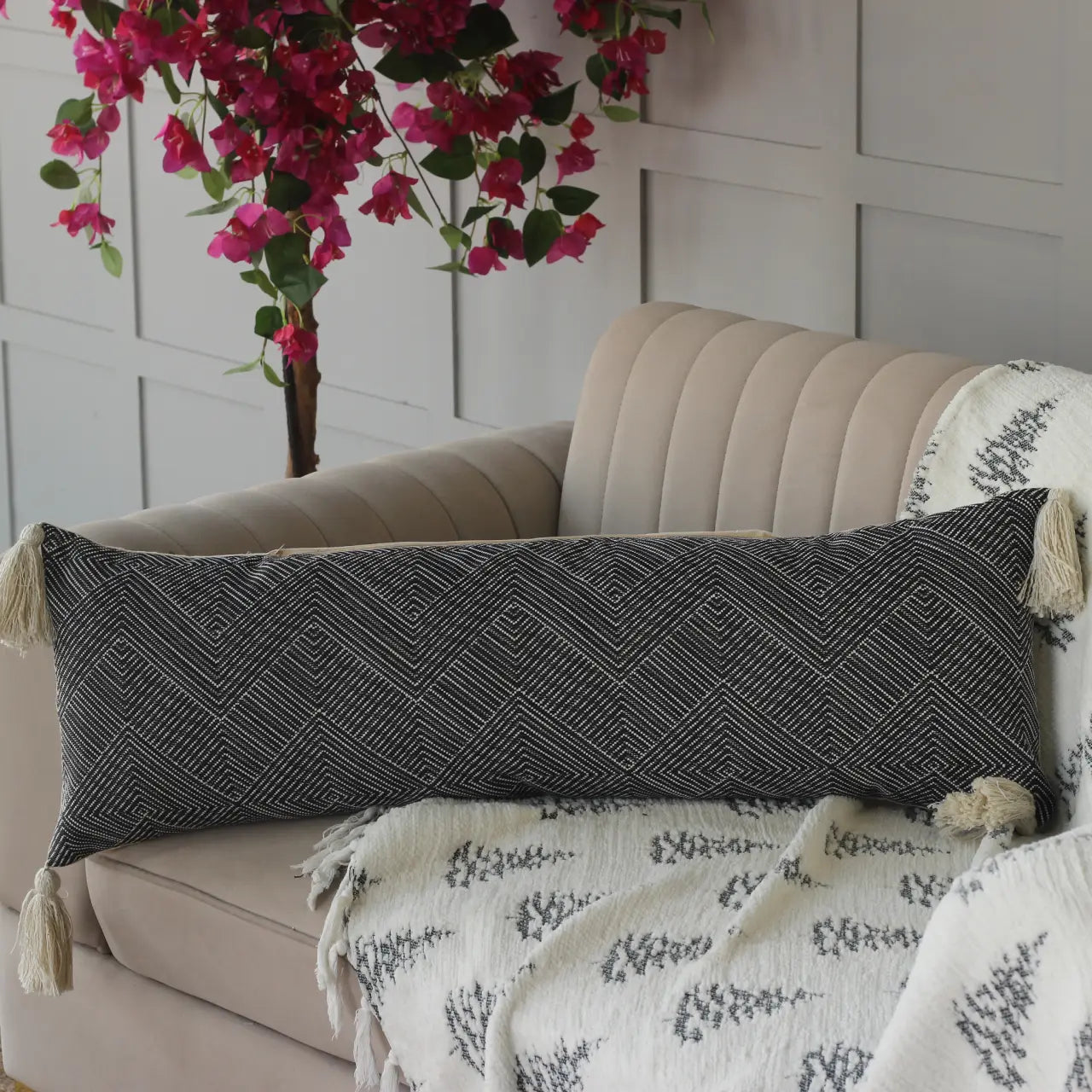 Jacquard Lumbar Cover