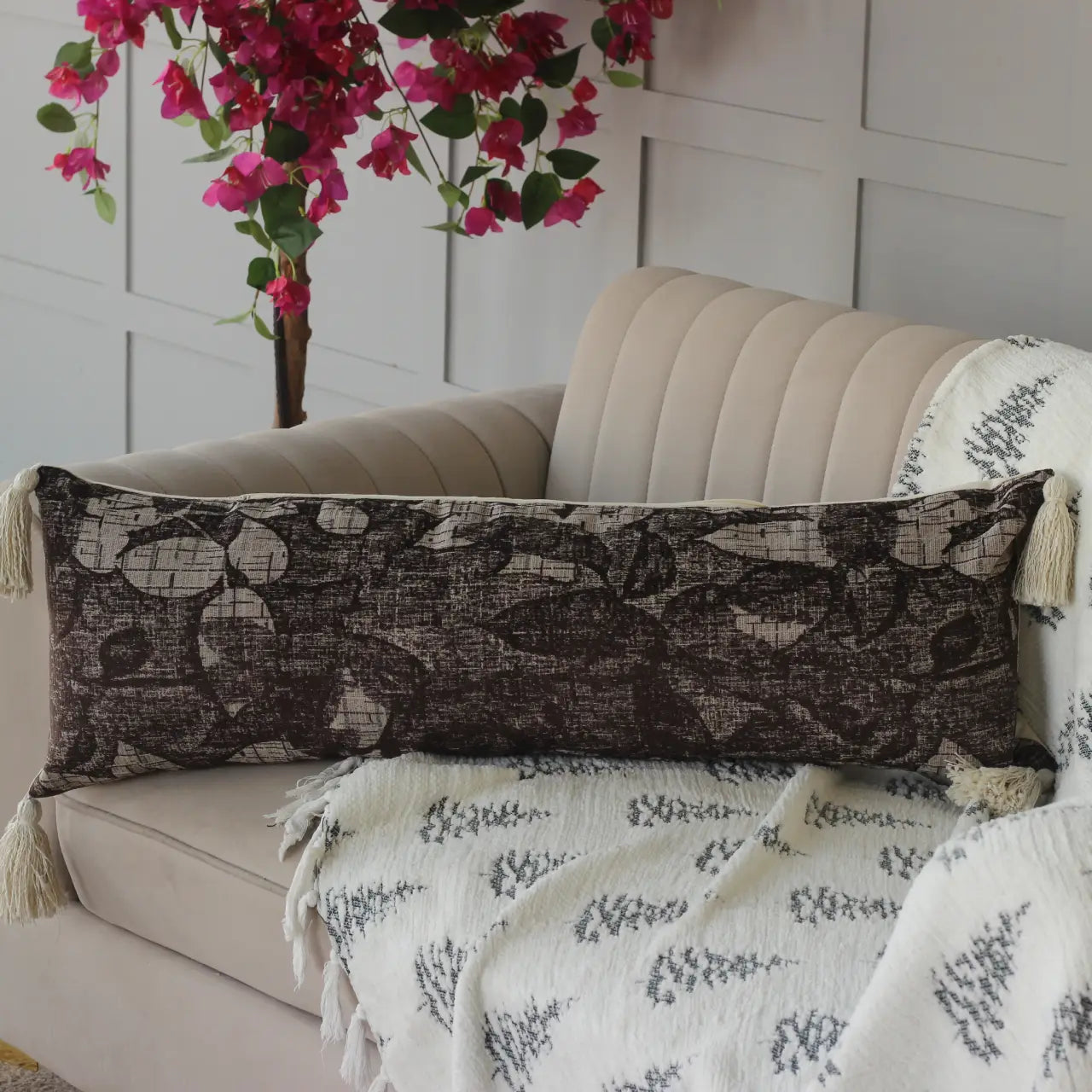 Jacquard Lumbar Cover