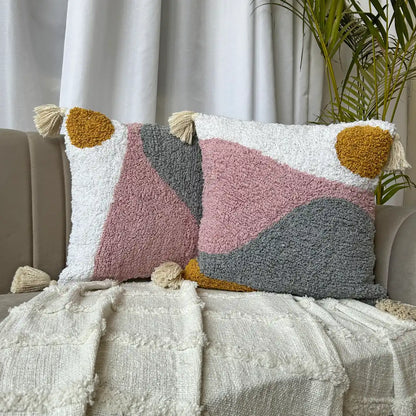 Sunset horizon - Tufted Premium Cushion Cover