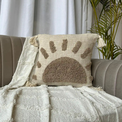 Sunbeam serenity - Tufted Premium Cushion Cover