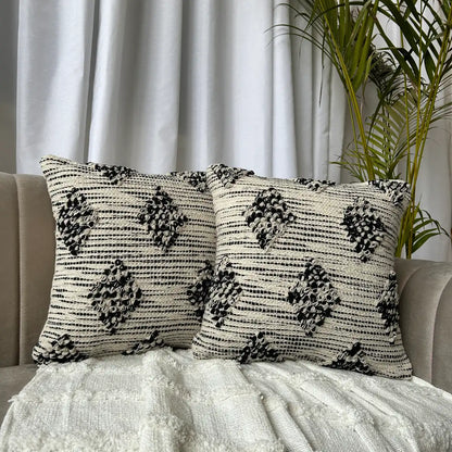 Salt & pepper weave - Premium Cushion Cover