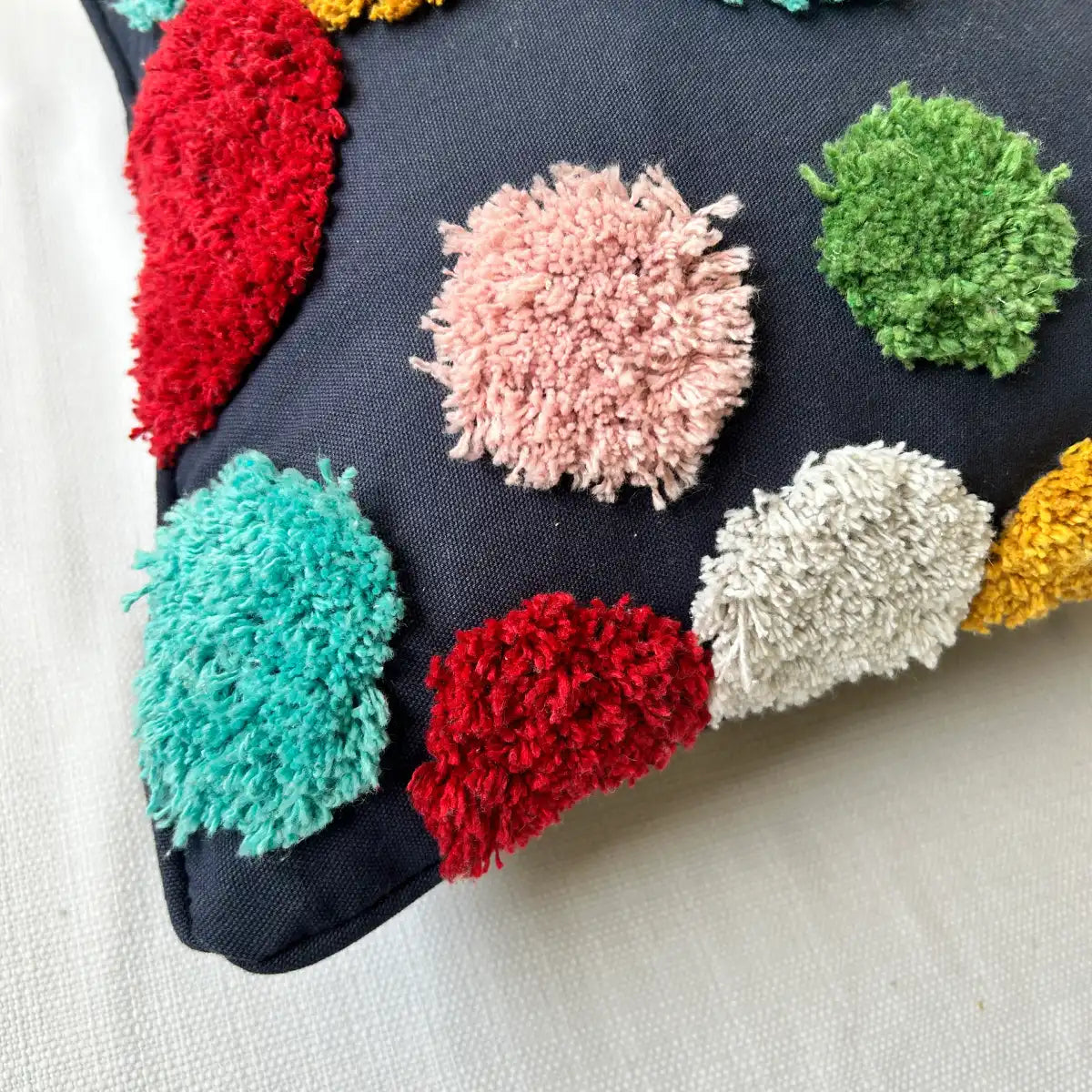 Rainbow Dot Medley - Premium Cushion Cover