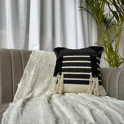 Midnight fringe - Premium Cushion Covers