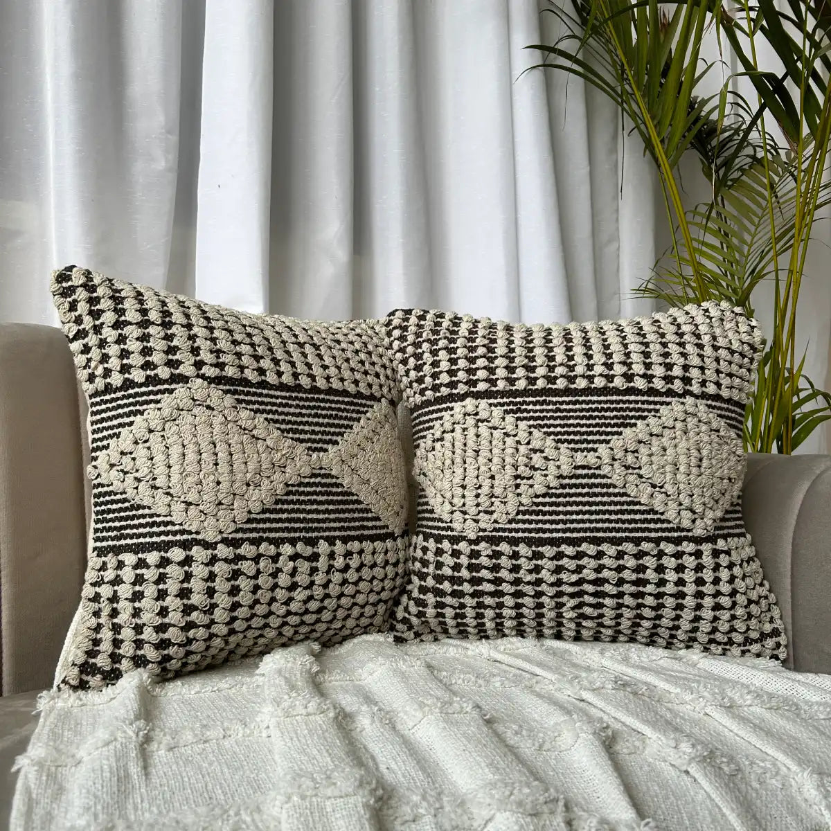 Discover comfort and style with our 16x16 Inch Cotton Cushion Cover, perfect for elevating living spaces. Crafted by Export House , bring sophistication to your décor effortlessly.