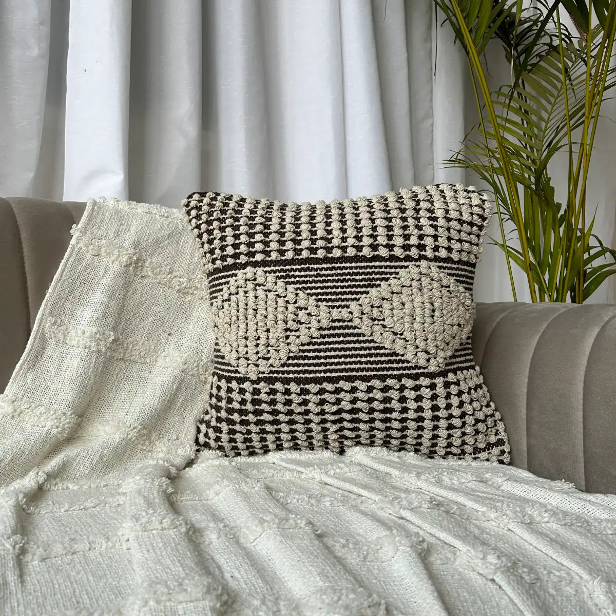 Discover comfort and style with our 16x16 Inch Cotton Cushion Cover, perfect for elevating living spaces. Crafted by Export House , bring sophistication to your décor effortlessly.