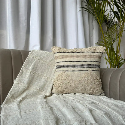 Squared striped - Premium Cushion Cover