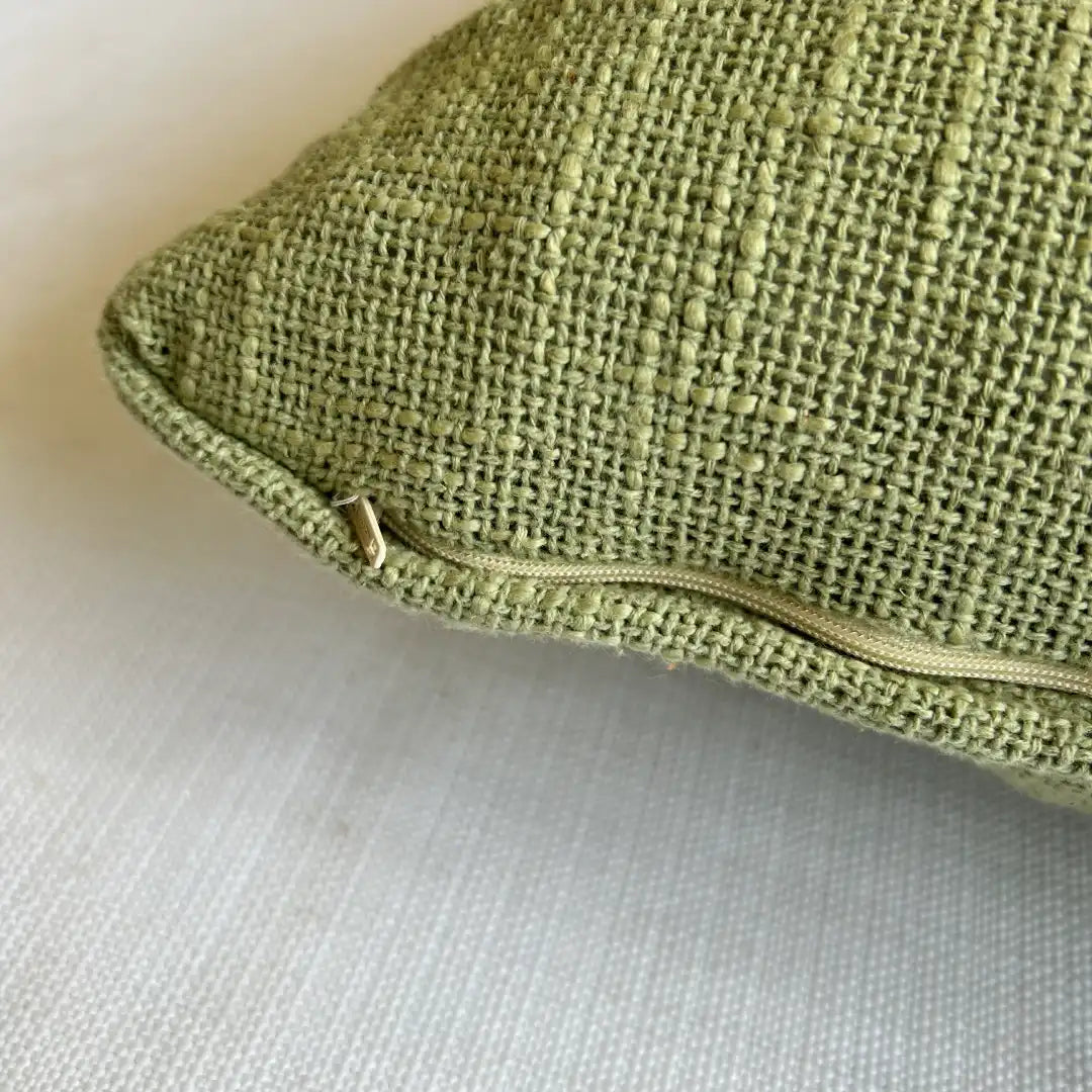 Sage Linen Symmetry - Premium Cushion Cover