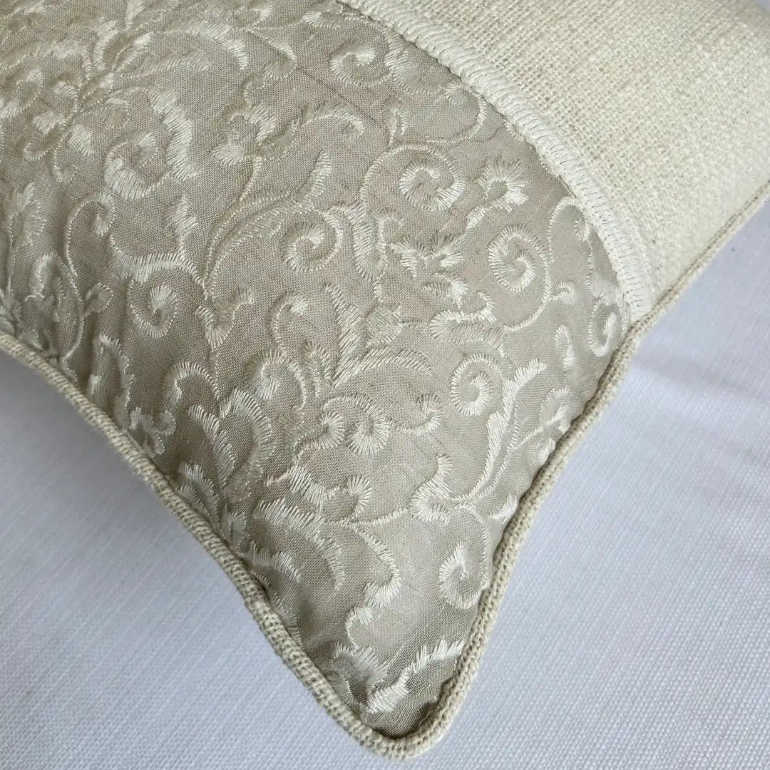 Dual Texture Cream - Premium Cushion Cover