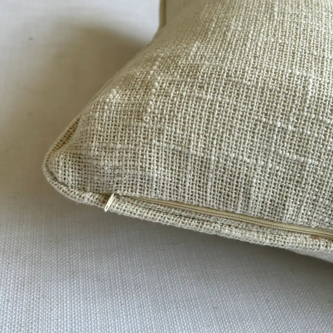 Dual Texture Cream - Premium Cushion Cover